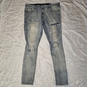 Serenade Distressed Blue Jeans for Men